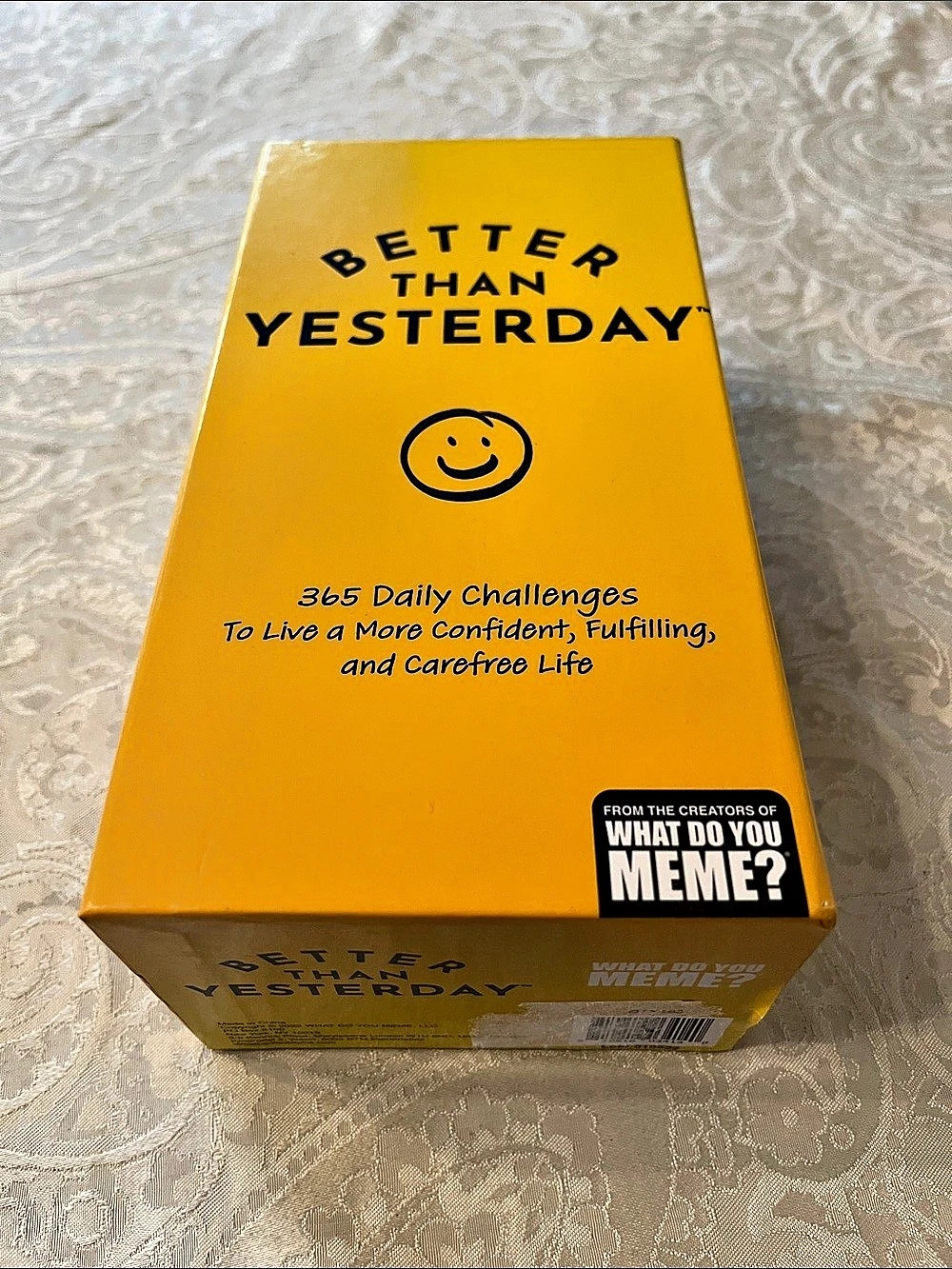 What Do You Meme? Better Than Yesterday: 365 Daily Challenges? 365 Daily Like Ne